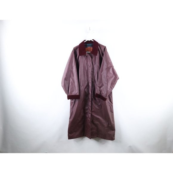 Vintage 90s Woolrich Womens Large Fleece Lined Waterproof Coated